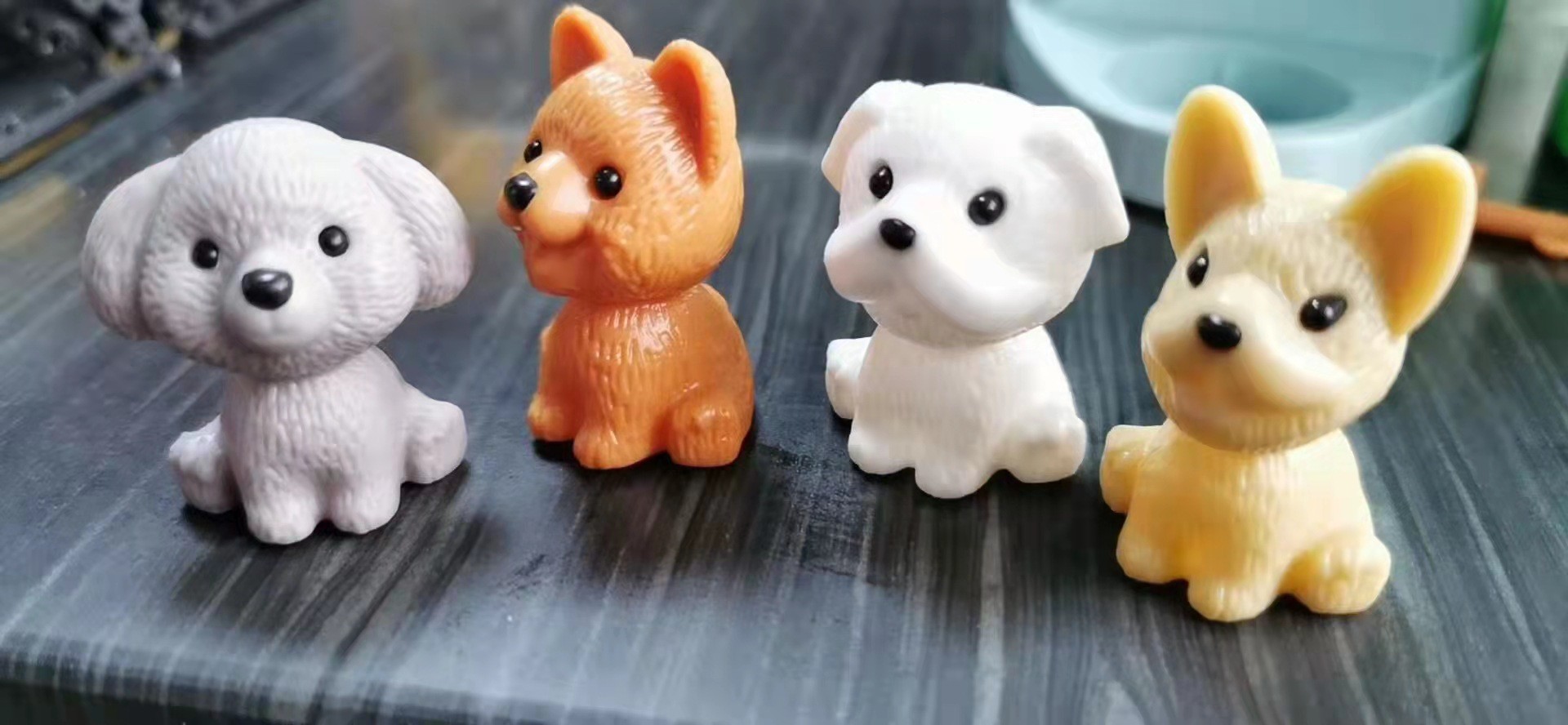 Miniature pet swing diapositivas casa de muñecas gran ventana de perro interactiva casa de juguetes de comercio electrónico fuente de productos