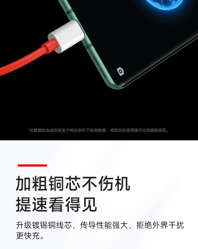 65W Dual Type-C PD Fast Charging Silicone Cable Compatible with OnePlus 10 9T 9 8T 8 Pro, Red