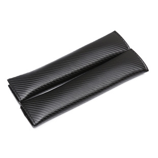 Car modified seat belt shoulder pad carbon fiber grain seat belt cover available in four seasons can be fixed style