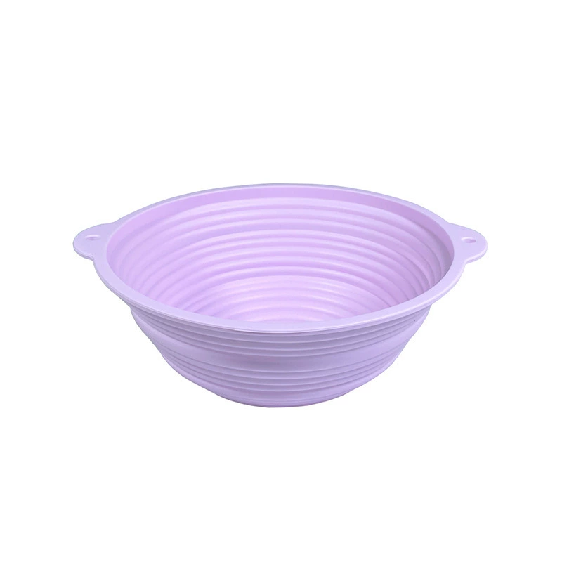 Cross-border food grade new silicone rectangular fermentation basket bread cake mold DIY baking mold toast baking pan
