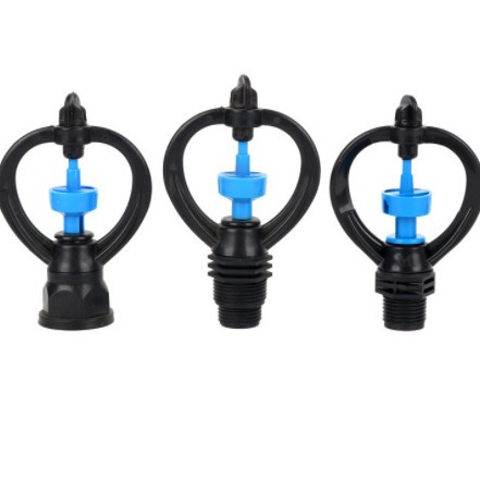 4 puntos azul Media Distancia atomización boquilla redonda turbina impulsor boquilla jardín Greening riego agrícola rociadores