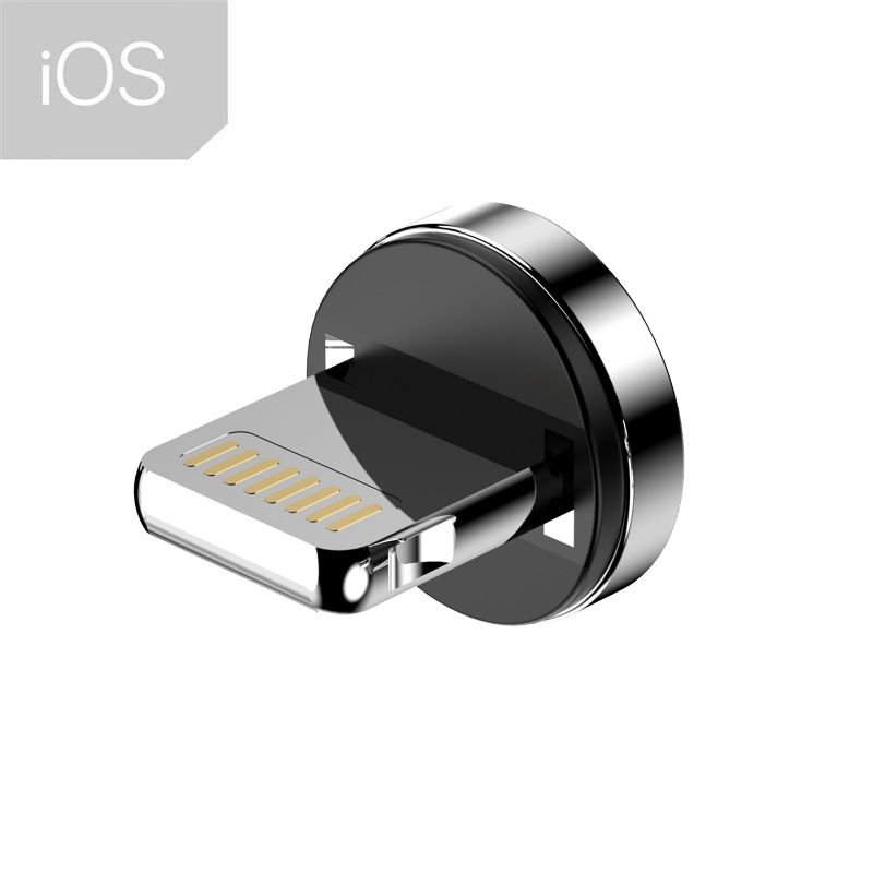 Nueva aleación de zinc 540 grados cable de datos magnético TYPEC carga rápida tres en uno USB cable de carga del cliente de la máquina del cable de carga del juego móvil