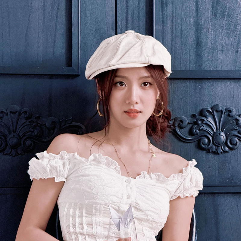 卢昱晓同款复古前进帽女街头甜美百搭显脸小青年画家帽新款八角帽|undefined