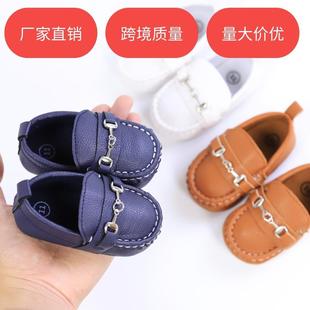 Spring and autumn baby toddler shoes non-slip lightweight walking shoes iron chain Boys Girls loafers baby shoes