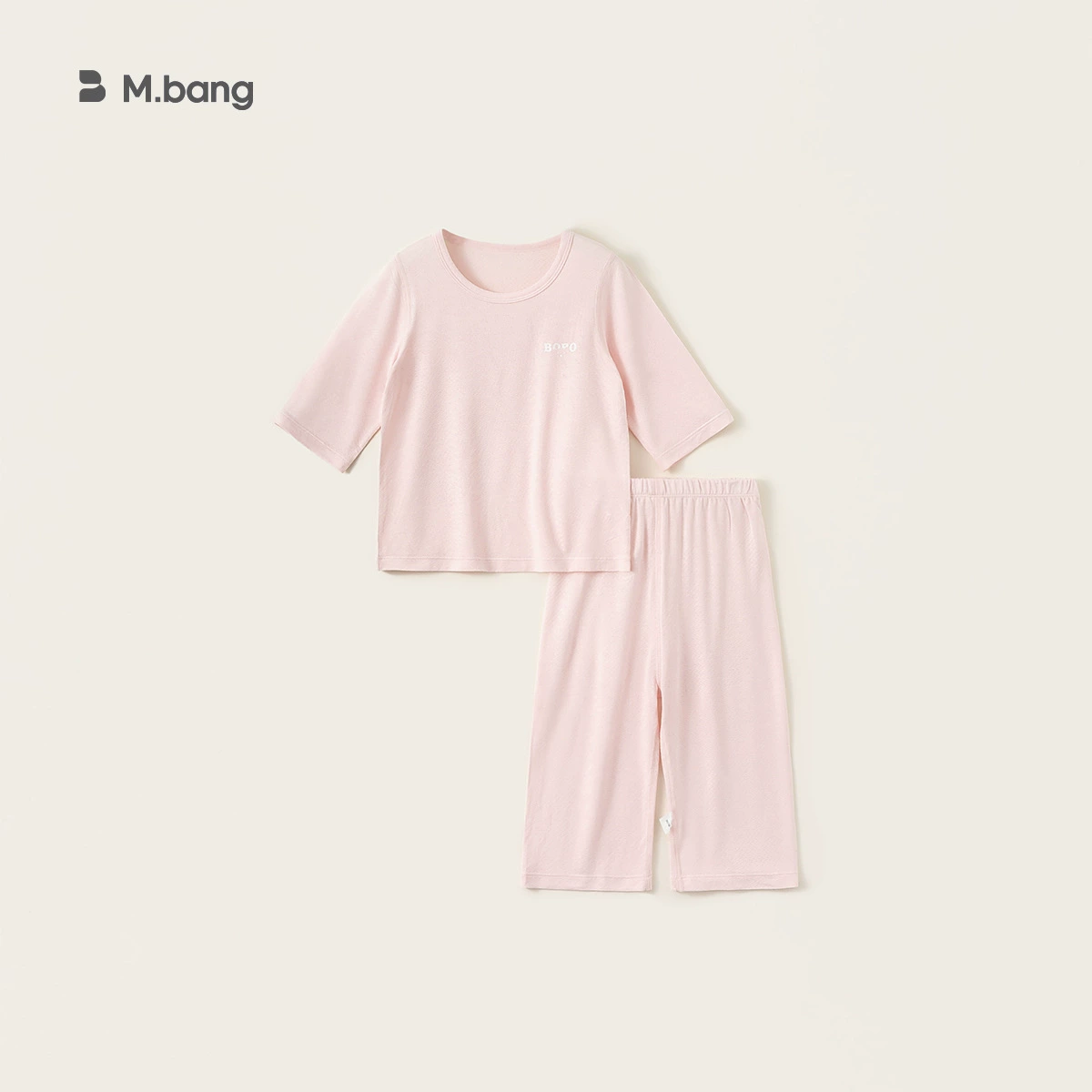 Детский костюм Bao Bao Children's Summer New Girла сплошной цвет принт домашняя одежда для мальчиков домашние брюки из двух частей
