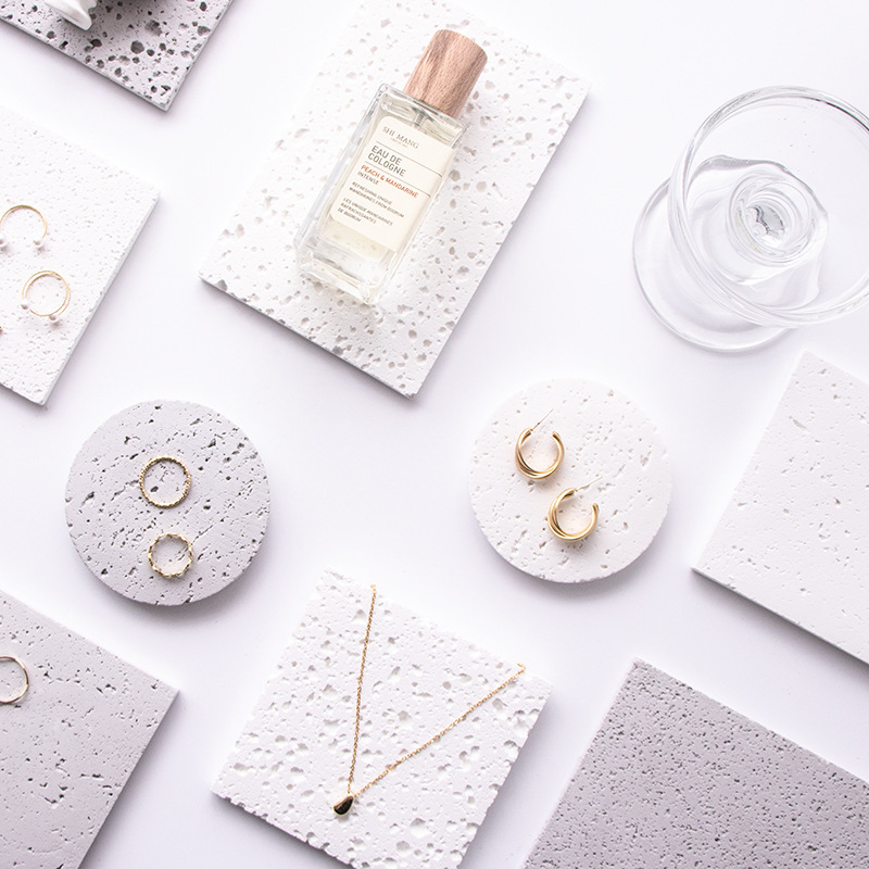 Gypsum Cave Stone Jewelry Photography Decorative Ornaments Beauty Makeup Nail Art Counter Decorative Props Background