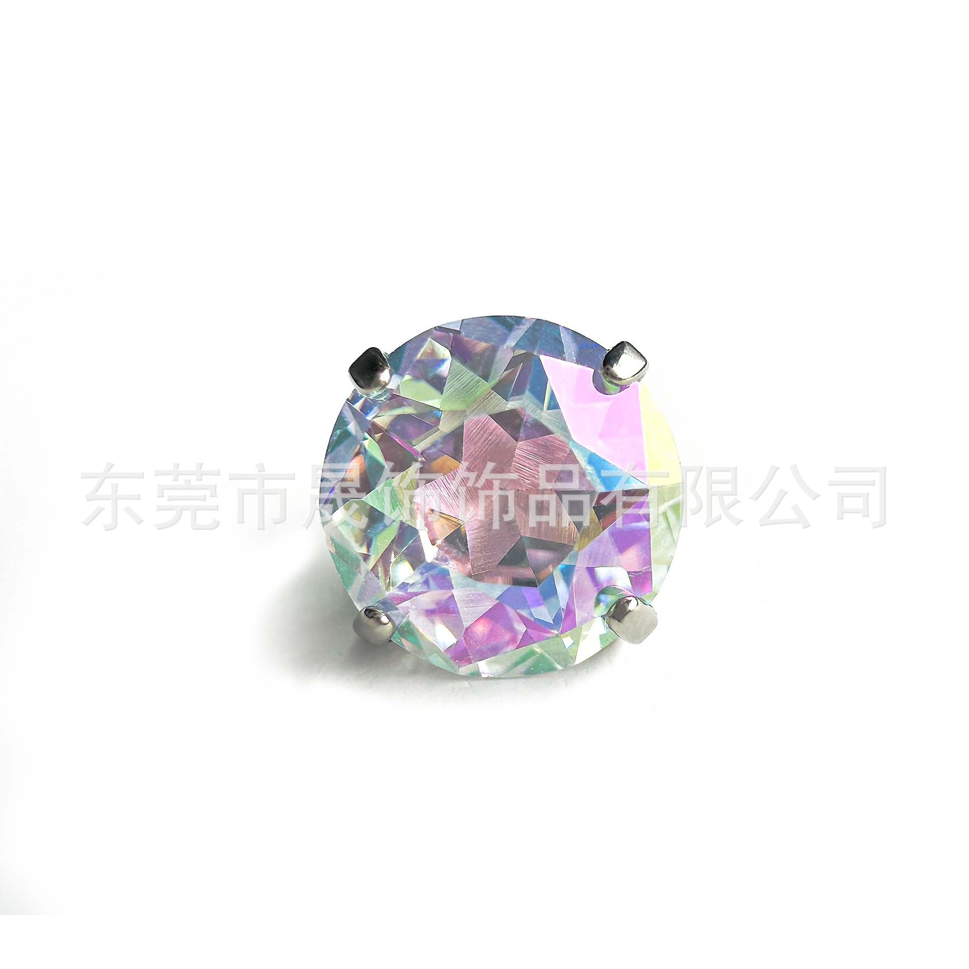 F136钛星星切锆石耳钉耳蜗钉G23钛合金内螺纹唇钉穿刺饰品耳骨钉
