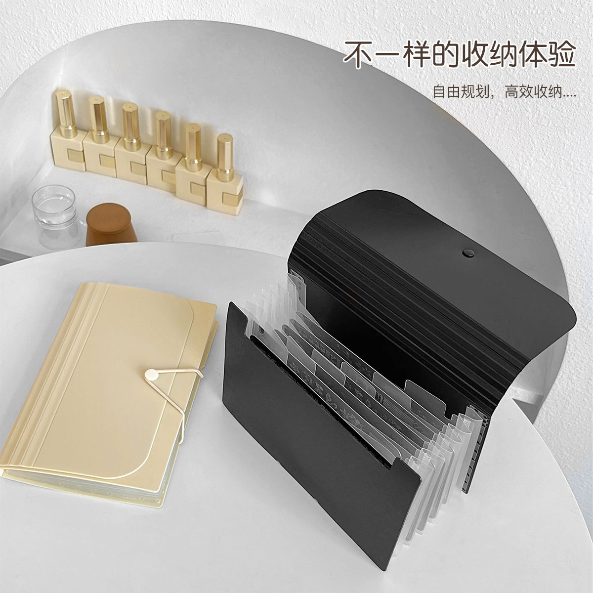 Manicure impresión de placa de acero folleto plegable a prueba de polvo transparente pegatinas de uñas a prueba de arañazos bolsa de almacenamiento de herramientas de manicure