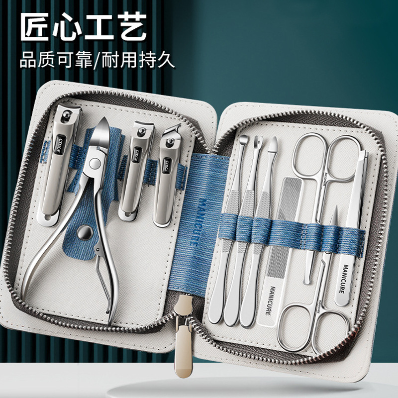 Regalos de venta directa de cortador de uñas conjunto de aleación de zinc alicates de uñas herramientas de manicura herramientas de manicura caseras