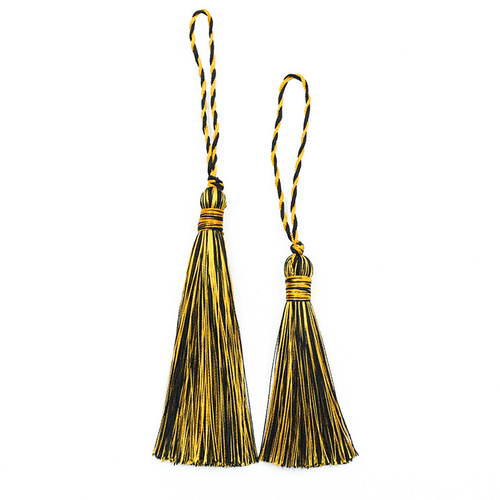 Two-color black and yellow mixed color tassel, aromatherapy empty bottle tassel, perfume bottle tassel, tassel pendant