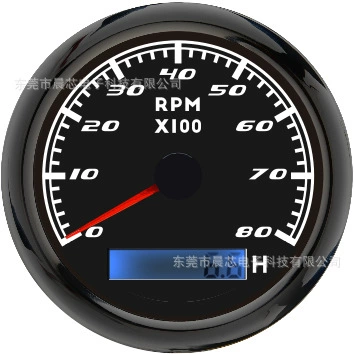 Chronograph tachometer automobile commercial automobile instrument - cx8009b-8k-speed