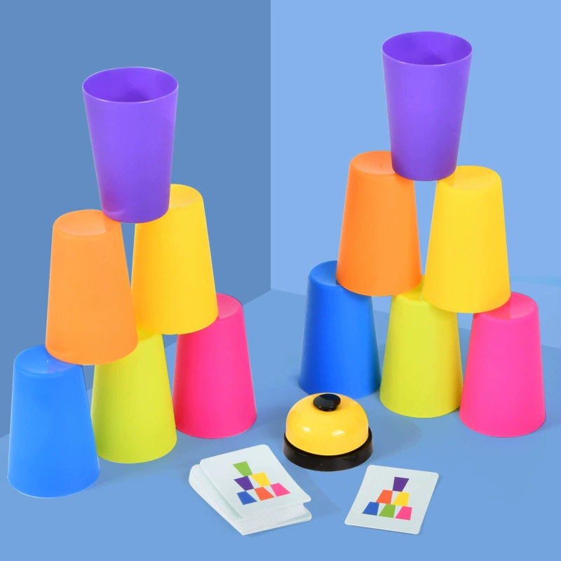 Amusing tower, table cards, quick stack Jenga for training, toy, early education