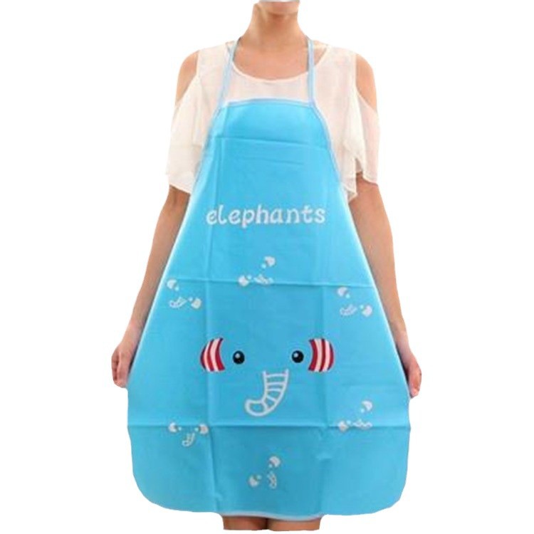 Delantal de princesa lindo de dibujos animados cocina a prueba de aceite impermeable sin mangas medio delantal una variedad de opcionales