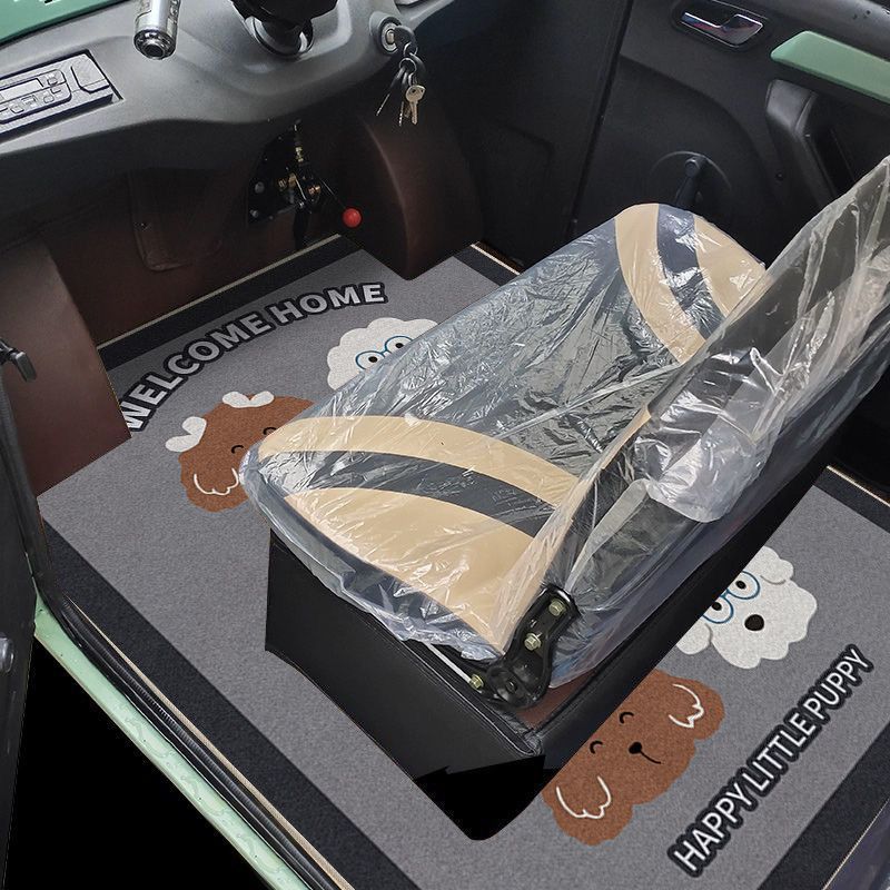 Suitable for Electric Tricycles and Four-Wheel Vehicles, Universal Wear-Resistant and Dirt-Resistant Thickened Mats That Absorb Water and Are Easy to Dry