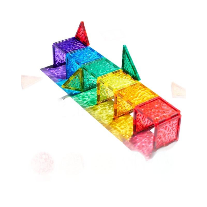 Bloqueo magnético juguetes de puzzle hielo roto hielo brillante ventana de color magnético fuerte regalo de cumpleaños para niños
