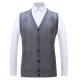 Men's Wool Knitted Cardigan Sweater Vest Spring and Autumn Outer Wearing Vest Dad Sleeveless Waistcoat K-21