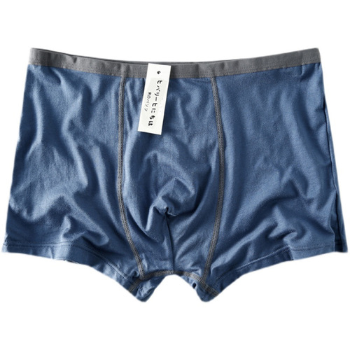 Foreign trade mid-waist unprinted men's underwear modal breathable boxer briefs men's boxer briefs good product