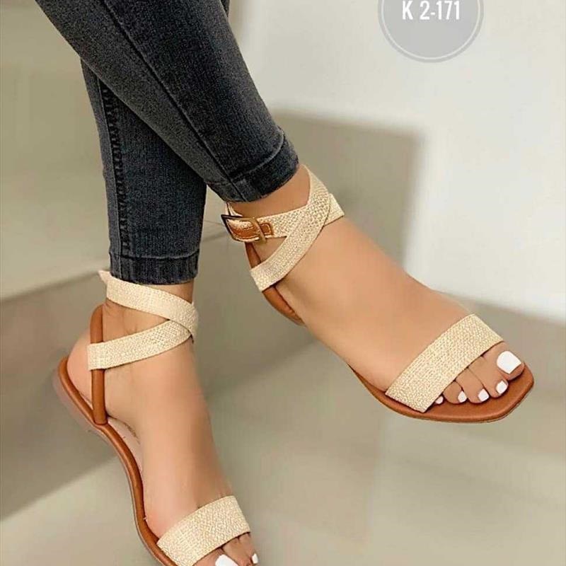 Summer Shoes Large Big 43 Size Women Flat Heel Sandals_voghion.com