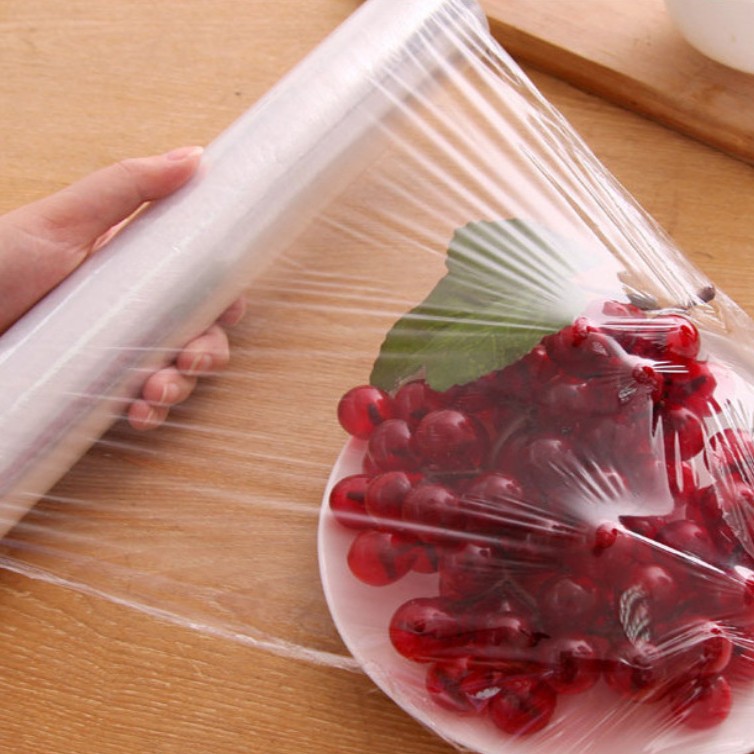 En caja de alimentos PE frutas y verduras cocina congelada envoltura de plástico hogar alimentos vegetales envoltura de plástico distribución al por mayor