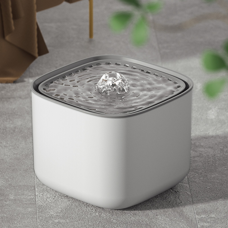 Dispensador de agua para gatos con filtración automática, circulación de agua viva para perros, dispensador de agua para perros de gran capacidad, dispensador de agua inteligente para mascotas, venta al por mayor.