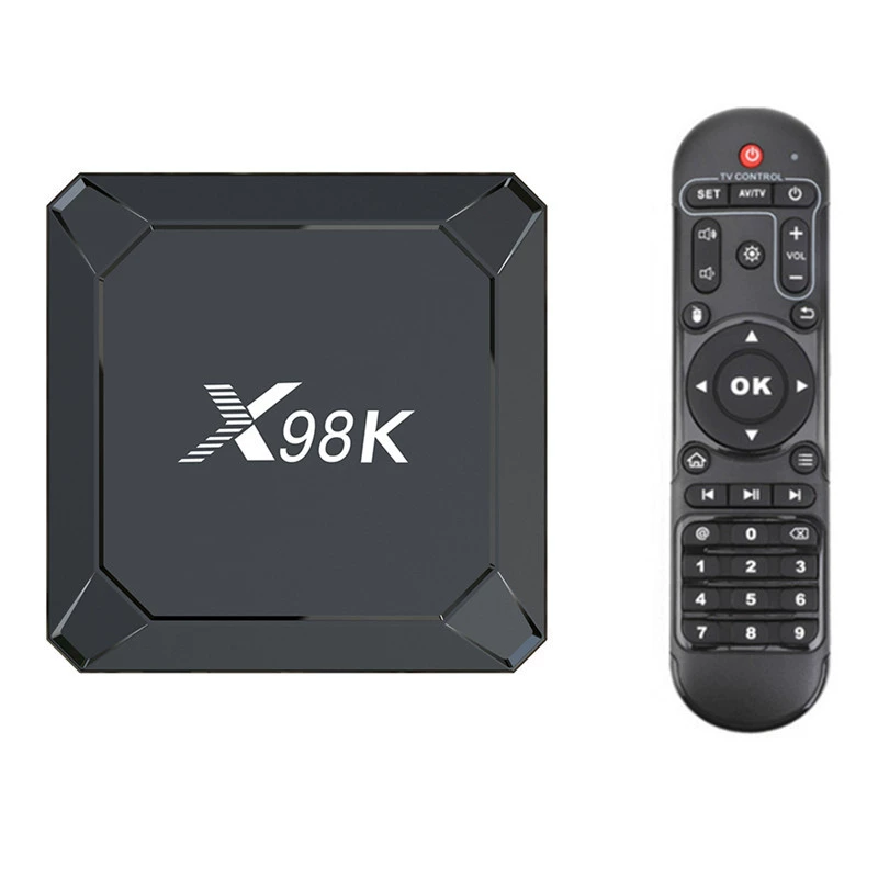 Комплект X98K - приставка тв box 2GB/16 Android 13 RK3528 двойной частоты WIFI BT5.0 HD проигрыватель tvbox
