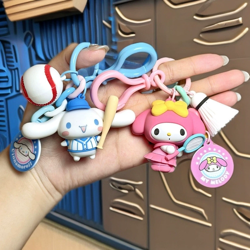 Sanrio, подлинный спортивный бокс брелок, теннисный рюкзак, подвеска