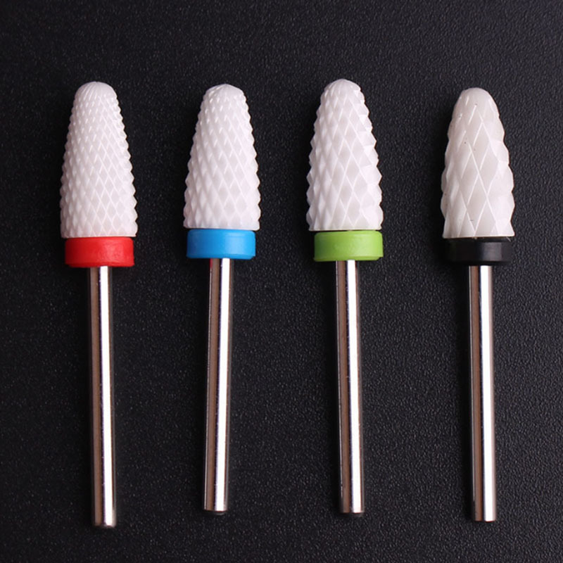 Cerámica de manicuras pulida cabeza cerámica de mango corto de maíz molino eléctrico accesorios de herramientas especiales en stock