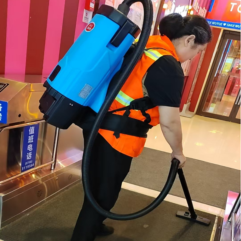 洁乐美JB-5L肩背式吸尘器商场酒店高铁保洁无线锂电吸尘器