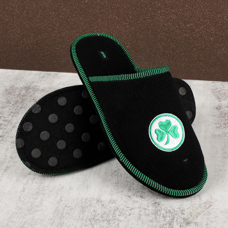 Manufacturer Customized Club Club Polar Fleece Cotton Slippers High Foam Non-Slip Felt Bottom Indoor Yoga Studio Slippers
