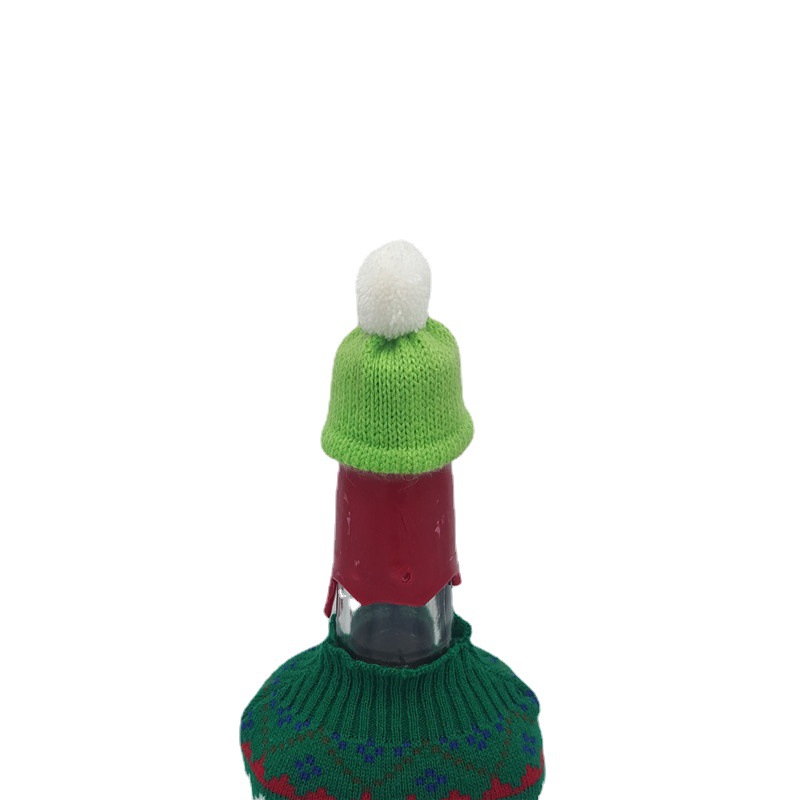 Mini punto pequeño sombrero muñeca pequeño sombrero suministro directo al por mayor botella de vino bebida pequeño sombrero accesorios decorativos fábrica al por mayor
