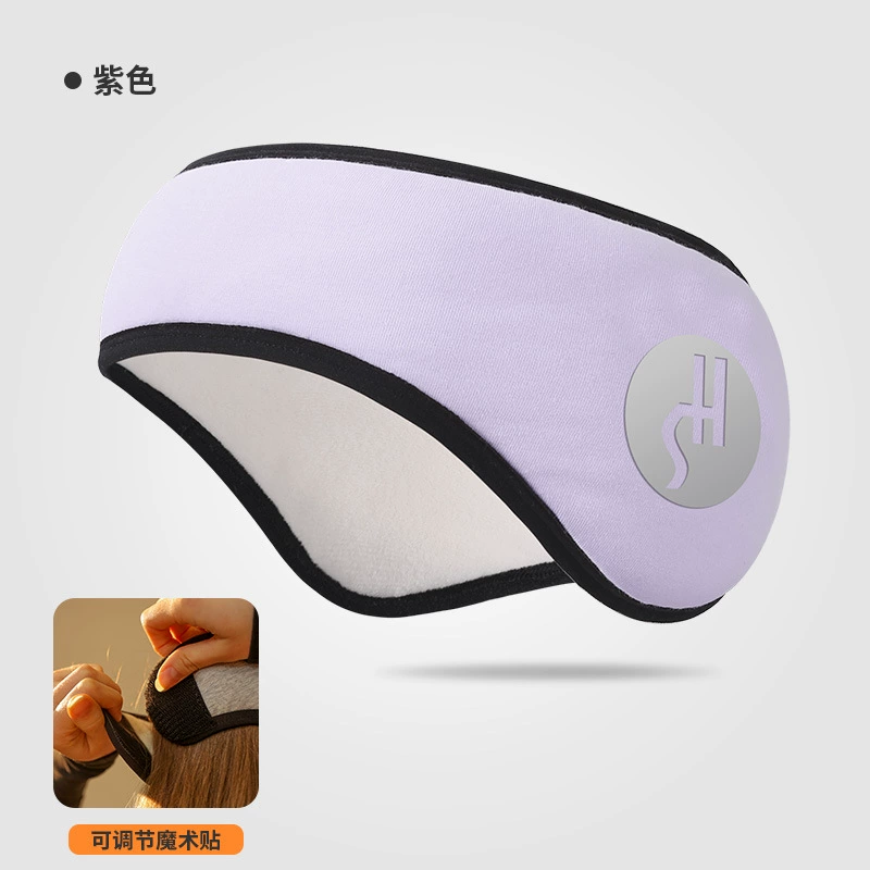 Зимние регулируемые наушники на Velcro, флисовые затычки для ушей