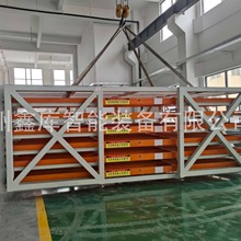 重型板材手动抽屉式钢板货架立式钢板仓库多层可调节多层储物架