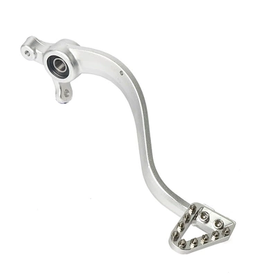 Pedal Husqvarna Hengjian Kevi | Motorcycle pedals - silver-brake-lever-brake-head-silver
