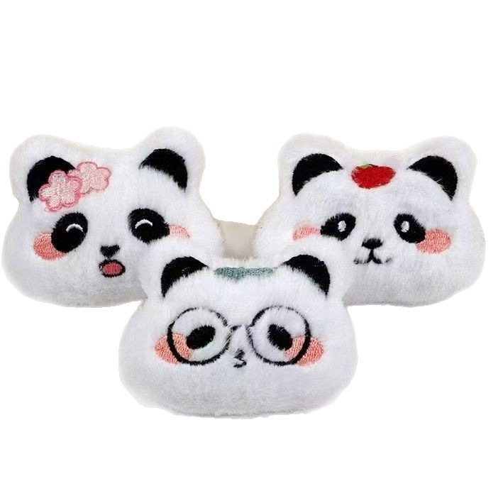 Cartoon Panda Plush Brooch For Bags Hats And Clothing Accessories_voghion.com