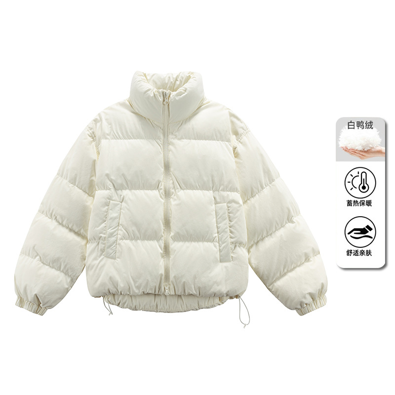 Xiaoxiang estilo chaqueta de plumón de mujer 25 chaqueta de invierno ropa de moda coreana ropa de pan de mujer corta image 9