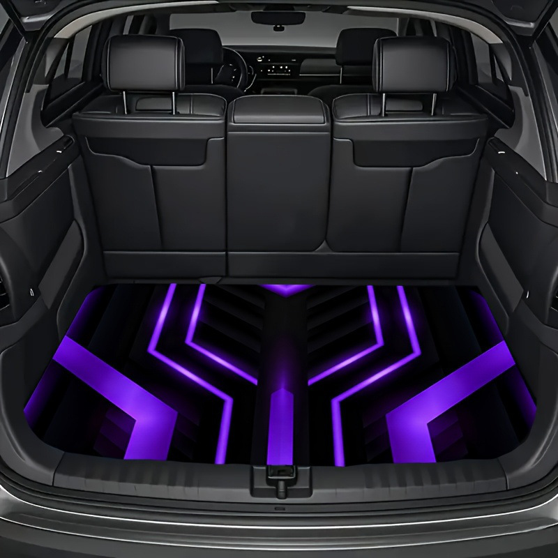Cross-Border Amazon American-Style Car Trunk Mat, Stain-Resistant and Wear-Resistant, Water-Absorbent and Easy to Care For, Crystal Velvet Dust-Proof Mat
