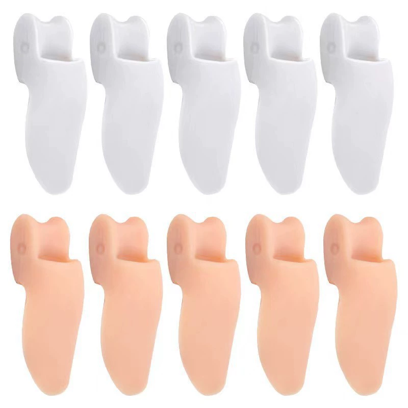 Оптовая продажа большой кости большого пальца вальгусный силиконовый корректор для разделения пальцев ног, анти-износ и боль, одно отверстие для использования днем и ночью