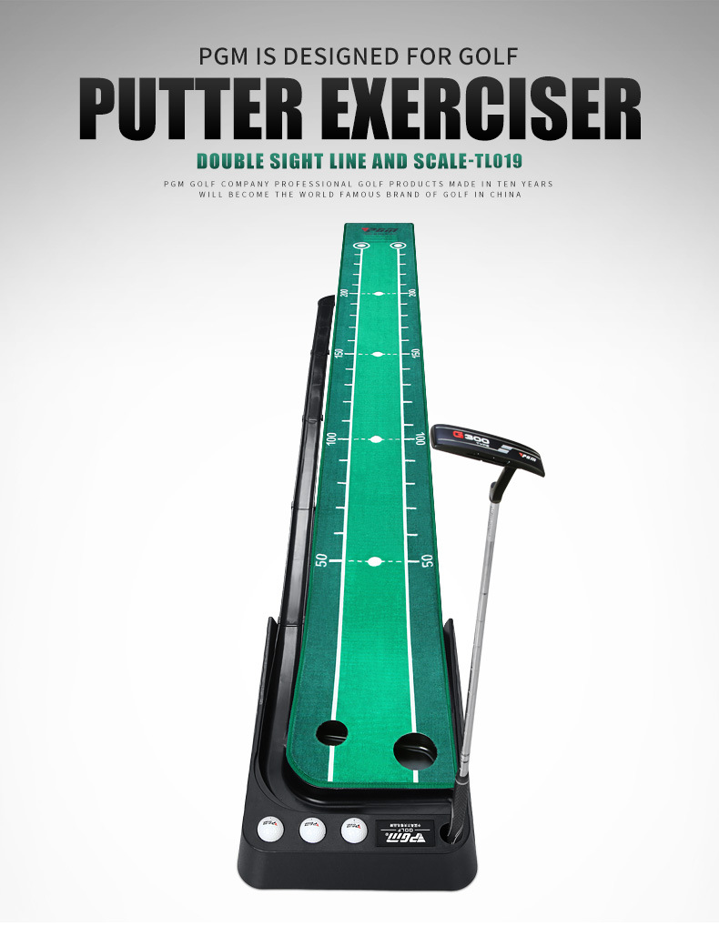 PGM TL019 Nhà máy cung cấp trực tiếp thiết bị luyện tập golf trong nhà nhung cao su đáy đặt thiết bị luyện tập chăn tập