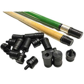 台球杆塑料【18牙中轮保护套】10牙大头杆九球杆球杆台球用品配件