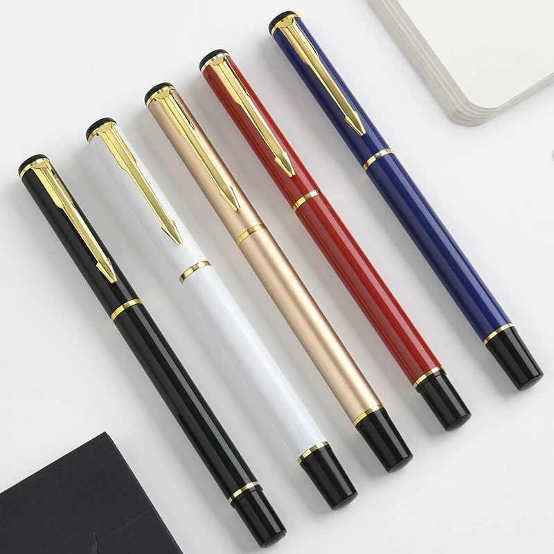 Бизнес-металлическая ручка для подписи ноутбука с ручкой