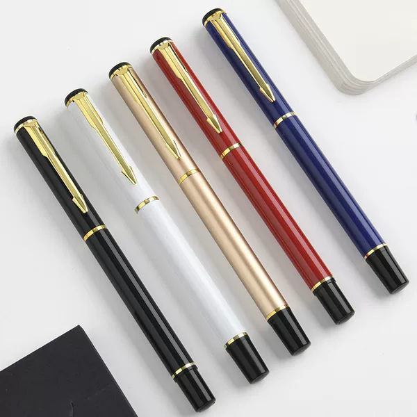 Business metal orb signature pen notebook matching pen company gift activity exhibition gift gel pen