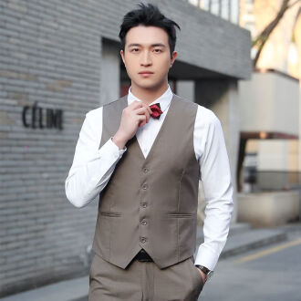 카키 나비 넥타이