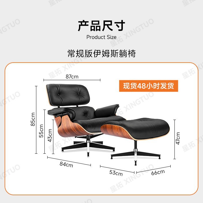 [스팟 레귤러 버전] 블랙 하프 가죽