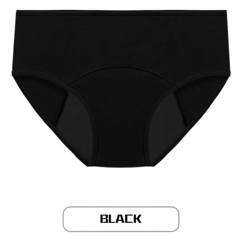 Ropa interior de período menstrual de talla grande transfronteriza, gran flujo menstrual de mujeres europeas y americanas, calzoncillos fisiológicos de cintura media posparto al por mayor