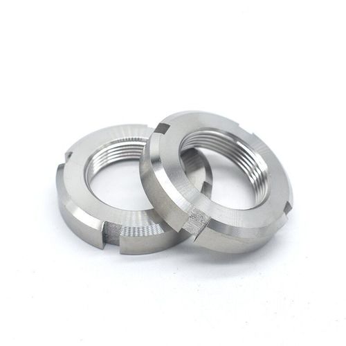 Factory direct 304 stainless steel round nut GB812 slotted round nut bearing locking precision round nut
