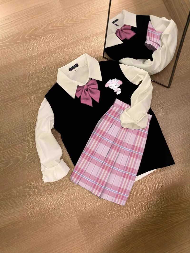 Japanese school skirt, uniform, mini-skirt, JK style (Japanese school style), high waist