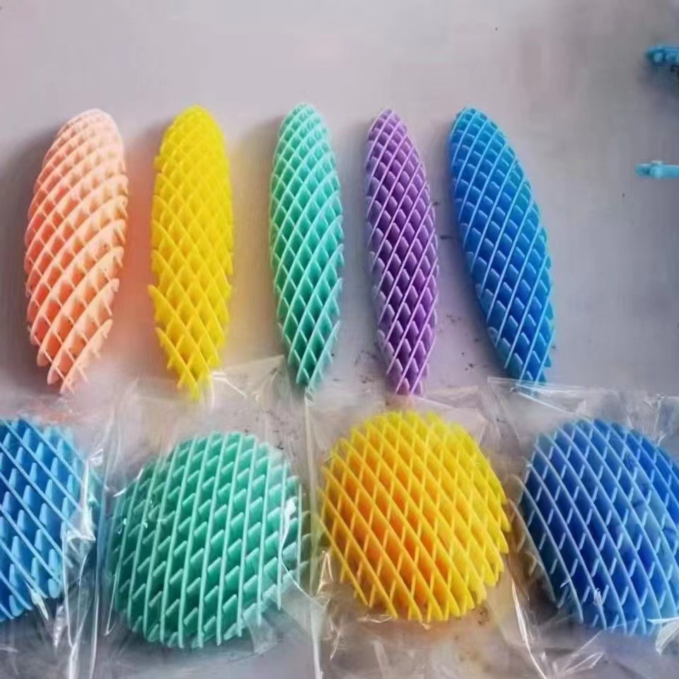 Alivio del estrés, malla elástica, estampado 3D, alivio del estrés, zanahoria, Internet, celebridad, tecnología Cub, curación, pequeño juguete, adorno práctico image 3