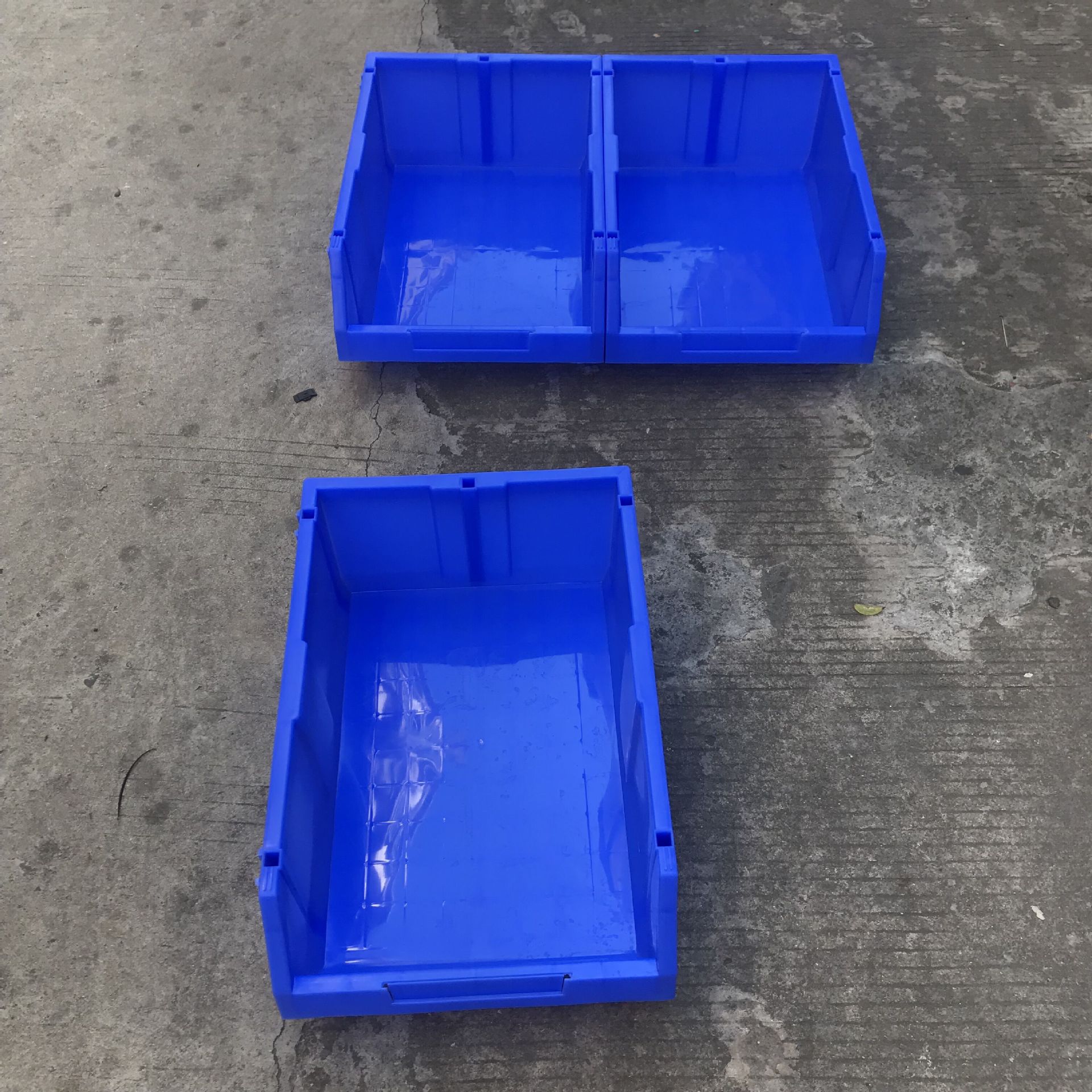 510*346*190收纳零件盒组立式物料盒元件盒斜口工具盒塑料零件箱