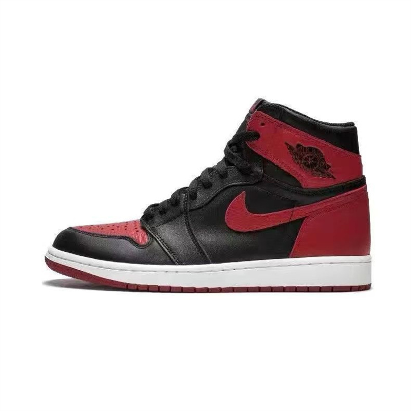 AJ1 ハイトップバスケットボールシューズカジュアルスニーカースポーツシューズ aj 男女兼用シューズ aj インバーカー煙灰パンダ黒と白の黒曜石|undefined
