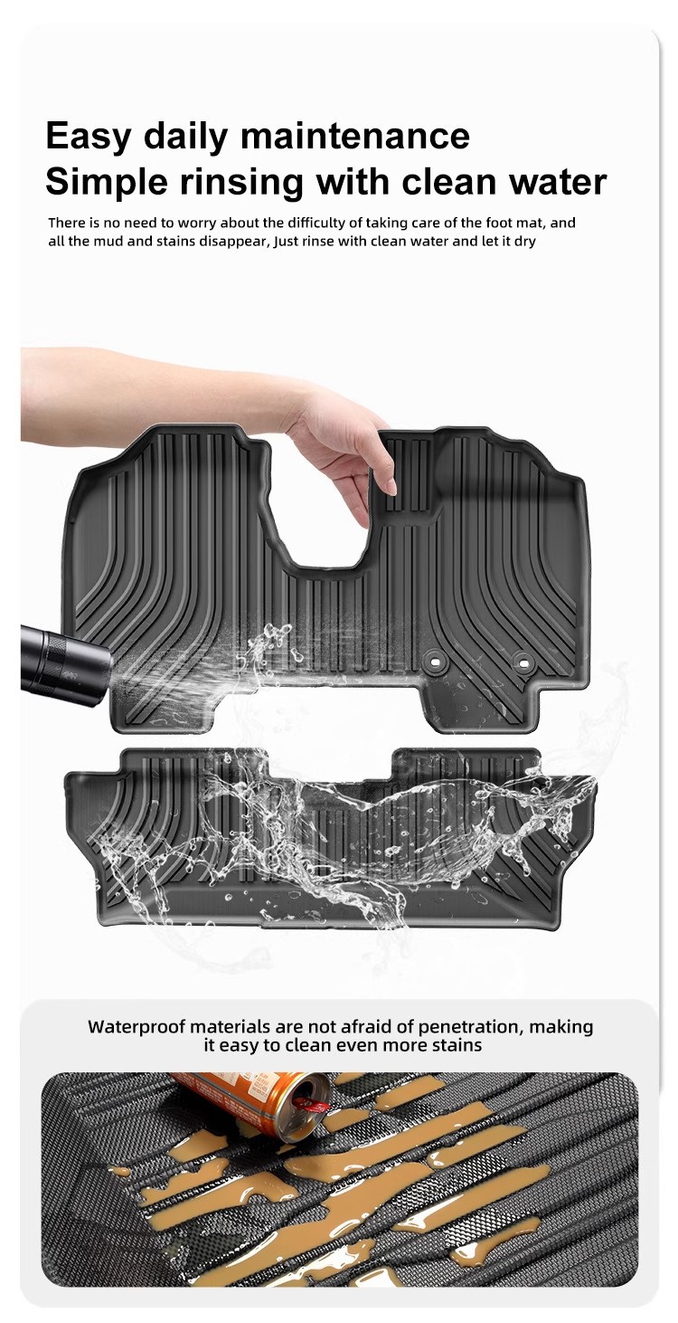 Suitable for 16-24 Toyota Roomy Right-Hand Drive Car Floor Mats, Full Tpe Floor Mats, Special Car Floor Mats, Cross-Border